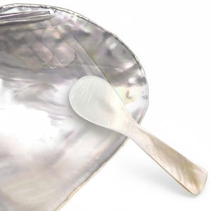 Cuillères en nacre de qualité supérieure, petites cuillères à caviar, ensemble de vaisselle durable en vrac pour les restaurants de fruits de mer, la restauration, les cadeaux - Product Image 6