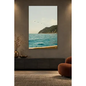 Impression sur toile Fida Turquoise Sea and Green Headland - Product Image 5
