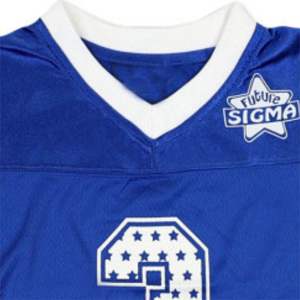 Maillot de football pour enfants PBS-Bleu royal | Maillot pour jeune Phi Beta Sigma en polyester 100% avec logos, boucliers et patchs brodés - Product Image 5