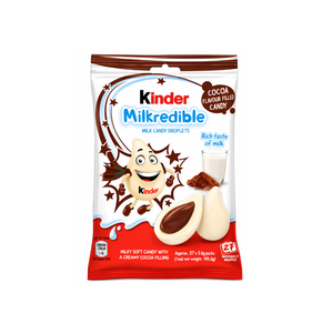 Kinder Milkredible Choco Mini 23,4g Contient de la lécithine de soja émulsifiante pour une garniture onctueuse et crémeuse et une texture de bonbon cohérente. - Product Image 2