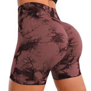 Pantalones cortos deportivos de cintura alta para mujer 2025, pantalones cortos elásticos de Yoga para correr en verano, entrenamiento deportivo para gimnasio, hechos en Pakistán - Product Image 1