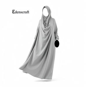 Fabricantes de ropa abaya de lujo de longitud completa abaya jilbab vestido modesto poliéster musulmán ropa tradicional elegante suelta - Product Image 1