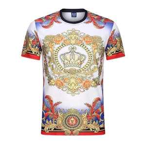 Vente en gros de t-shirts à sublimation pour hommes, streetwear, t-shirts personnalisés à impression et sublimation avec logo pour hommes, haute qualité, avec service OEM personnalisé - Product Image 2