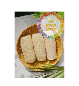 100% Esponja Natural Loofah 10cm | Esponja de limpieza Luffa ecológica orgánica con cuerda | Loofah cruda de alta calidad de Vietnam - Product Image 2