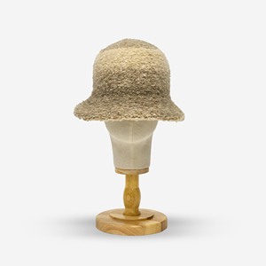 Sombrero Cloche Formal elegante de primera calidad para mujer, cálido, elegante, duradero, tejido Boucle, mejora el aspecto de invierno y verano para adultos - Product Image 2