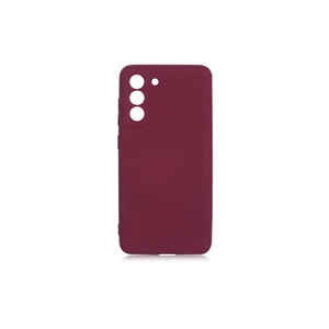 Étui en silicone liquide violet foncé de qualité supérieure pour Samsung Galaxy S21 FE, coque de protection antichoc au toucher doux, compatible A53 7 Plus XR - Product Image 1