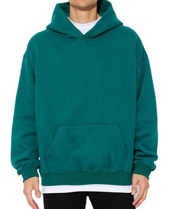 Alta calidad Boxy algodón Heavyweight Pullover sudadera altura gramos hombres sudaderas con capucha invierno sudaderas con capucha de gran tamaño - Product Image 1