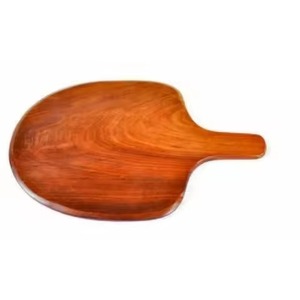 Plateau rond en bois d'assiette à pizza artisanale en noyer la plus vendue pour la maison et l'hôtel - Product Image 3