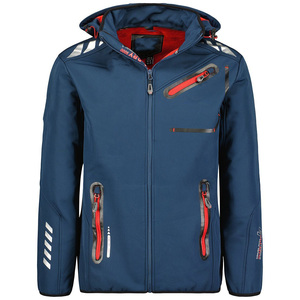 Veste Softshell Doublée en Polaire de Polyester Personnalisée Pour Hommes Fonctionnelle Extérieur & Vêtements de Travail Fermeture Éclair Confortable Veste de Coupe Moderne - Product Image 5