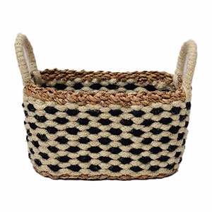 Very Attractive Popular Home Decoration Sea Grass Storage <b>Basket</b> with Handle Made by GJP Bangladesh - Product Image 1
