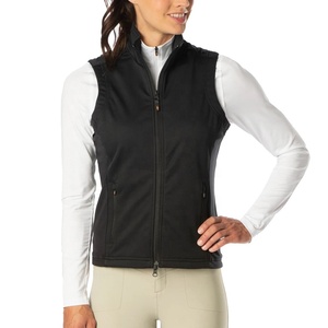 Chaleco ecuestre sin mangas con Logo personalizado para mujer, carcasa suave y ligera, resistente al agua - Product Image 1