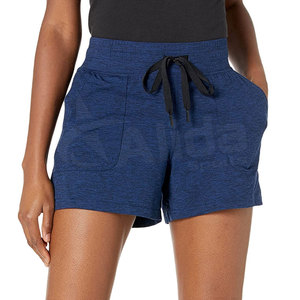 Short de course respirant pour femme avec fonction de séchage rapide et décoration de boutons à motifs pour vêtements d'entraînement - Product Image 1