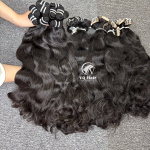 2024 meilleure qualité vietnamien brut vierge vague naturelle Extensions de cheveux non transformés cuticule aligné cheveux tissage Style 100gr plus foncé - Product Image 4