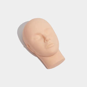 Cabeza de Maniquí para Entrenamiento de Peluquería, Modelo de Cabello Humano para Corte, Trenzado y Peinado, Estilo Liso - Product Image 1