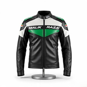 Chaqueta de montar de cuero repujado con logotipo personalizado | Proveedor de oro | Personalización completa disponible | Pedidos a granel MOQ bajos - Product Image 3