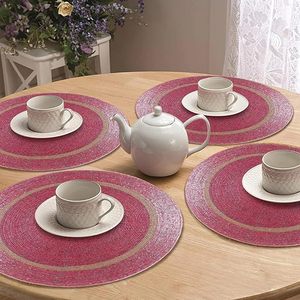 Best Theme Design Rounded Tableware Decorative <b>Placemat</b> Glass <b>Beads</b> for Parties & Other Functions for Parties & Other Functions - Product Image 2