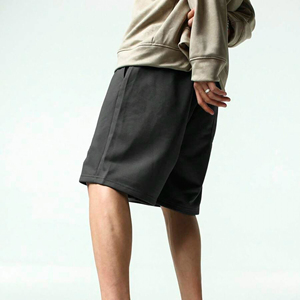 HIgh quality 100% cotton fleece shorts for men's with cotton <b>strings</b> custom printed logo comfortable soft cotton short for mens - Product Image 6