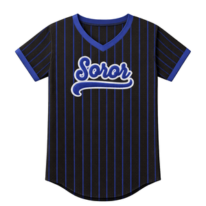 Jersey de Béisbol Negro de la Hermandad Zeta Phi Beta, Inspirado en los Fundadores de 1920, Ropa Premium para la Mujer Superior - Product Image 3