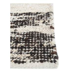 Abrash Ivory Flat Weaves Wool <b>Rugs</b> Handmade Striped Rectangle Jute <b>Rugs</b> for Home for Living Room <b>Bedside</b> Hallway-Model PDWL-632 - Product Image 4