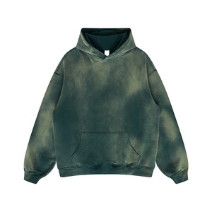 OEM Custom fabricant Acid Stone Washed Sweat à capuche surdimensionné Custom Log Streetwear Pullover Hoodie - Product Image 1