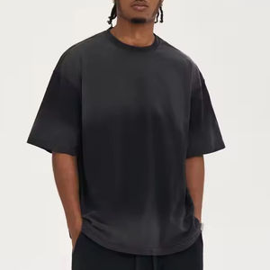 Camisetas Extra Grandes Personalizadas de Alta Calidad, Estilo Vintage con Lavado Ácido, 100% Algodón, Nuevas, Transpirables, para Hombre, Precio Bajo - Product Image 5