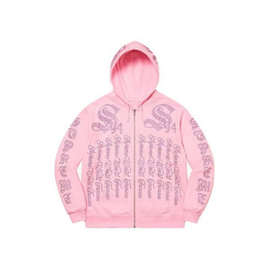 Fabricante de fábrica de algodón mezclado Rhinestone sudaderas con capucha de moda mejor precio para la venta en línea de algodón hecho Rhinestone sudaderas con capucha - Product Image 1