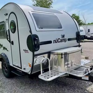 Wholesale Original Sealed Mobile Off-road Retro Camper Trailer <b>Caravan</b> Rv Trailer With Luggage Rack <b>for</b> Sale Near me - Product Image 2