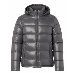 Nouvelle veste matelassée en duvet gris brillant de haute qualité pour homme, design personnalisé très demandé, respirante, à capuche, tendance - Product Image 1