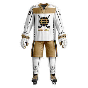Uniforme de hockey sobre hielo de la mejor calidad, uniforme de hockey sobre hielo transpirable, conjuntos de uniformes de hockey sobre hielo sublimados personalizados - Product Image 2