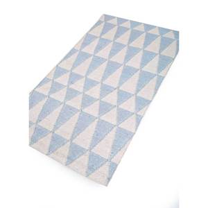 พรมทอเรียบลายเรขาคณิตสีน้ำเงินอินดัสบาร์ วิสโคส สำหรับใช้ในบ้าน-ADPV-13001 - Product Image 2