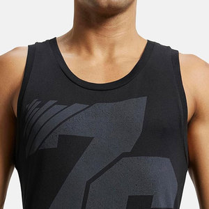 Camiseta sin mangas de algodón para hombre, camiseta sin mangas atlética de diseño sólido liso, uso versátil para deportes de entrenamiento o tops de moda diarios - Product Image 6