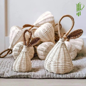 Decoraciones navideñas de bambú tejidas a mano de bajo costo para la venta: árboles, adornos, Cajas de Regalo a granel a precios de mayorista - Product Image 6