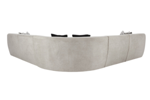 Juego de Sofás Seccionales en Forma de L de Lujo Palm Springs, Sofá Modular Curvo Moderno de Tela, Sofá Esquinero Grande para Muebles de Sala de Estar - Product Image 2