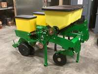 Semoir à maïs agricole motorisé 4 rangs haute productivité pour usage en construction, avec fertiliseur, boîte de vitesses et pompe, garantie 1 an FR