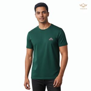 Camiseta de Algodón Premium para Hombre de Alta Calidad, Corte Moderno, Transpirable, Formal, con Estampado Gráfico Personalizado, Diseño en Blanco, Talla Grande, Parte Delantera - Product Image 3