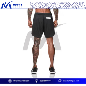 กางเกงขาสั้นออกกำลังกายแห้งเร็วมีกระเป๋าสำหรับออกกำลังกายหรือชุดลำลองสำหรับผู้ชาย - Product Image 2