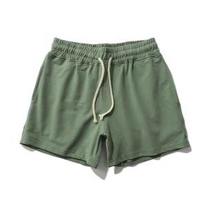 Custom Logo Summer Sweat <b>Shorts</b> For Men Solid Colors With Drawstrings And <b>5</b> <b>Inch</b> <b>Inseam</b> Quick Dry Gym Blank <b>Shorts</b> For Men - Product Image 5