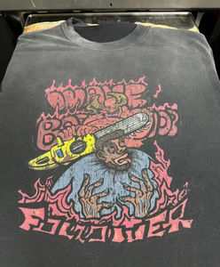 ชุดเซ็ตเสื้อยืดและกางเกงขาสั้นผู้ชายสไตล์วินเทจผ้าฝ้ายสีพื้นทรงหลวม ดีไซน์ประดับเพชรด้านหน้า รับสั่งทำได้ ลดราคาพิเศษสำหรับฤดูร้อน - Product Image 5