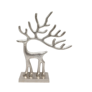 Ornement décoratif de finition argentée suspendu de nouveau design moderne fait à la main cercle de Noël en vrac - Product Image 4