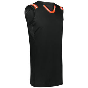 Maillot de basket-ball pour homme, vente chaude, qualité supérieure, dernier design, tissu en polyester, couleur unie, sans manches, léger - Product Image 6