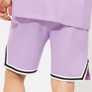 A prueba de sudor, fácil de usar, aspecto de moda, conjunto de pantalones cortos de verano para hombre, conjunto básico de camiseta y pantalones cortos de verano para hombre de media manga para clima cálido - Product Image 6