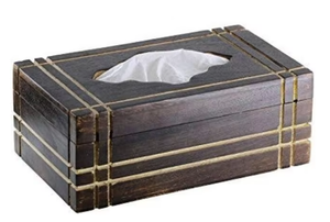 Rectangle Table Display Napkins Organizer Storage <b>Box</b> Metal Sheet Crafted Metal <b>Tissue</b> Dispenser <b>Box</b> Decorative - Product Image 3