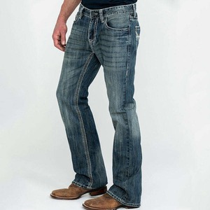 Jeans Unisex Casuales de Calle, Ecológicos, de Algodón Estampado, Personalizados, Lavados, Rectos, Holgados, al por Mayor, Moda - Product Image 4