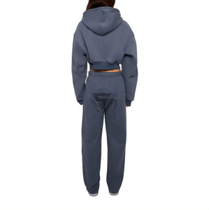 Ensemble sweat à capuche et pantalon de jogging imprimé pour femme, qualité supérieure, sans cordon, tendance, fabrication OEM - Product Image 2