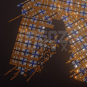 Diseño único Tallas grandes Hombres Rhinestone Camiseta Nueva llegada 100% Algodón Rhinestone Camiseta para venta en línea - Product Image 4