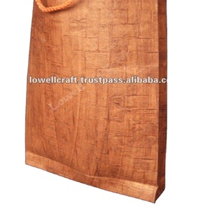 Bolsa de Papel Kraft Reciclado Hecha a Mano con Impresión Personalizada, Contenedor Ecológico para Comida para Llevar con Asas de Cuerda con Diseño de Letras - Product Image 2