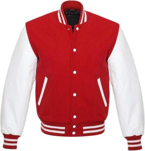 Nouvelle arrivée, veste universitaire d'hiver en molleton respirant, imperméable, tricotée sur mesure, style streetwear, varsity, bomber, letterman, baseball - Product Image 5