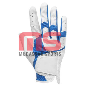 Guantes de Golf Profesionales para Todo Clima con Palma de Cuero Genuino y Parte Superior de Malla Transpirable para Lluvia y Uso Profesional - Product Image 4
