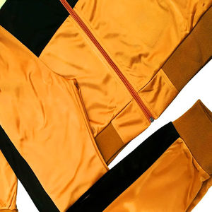 Conjunto de Chándal de Dos Piezas para Mujer, Transpirable, con Logotipo Personalizado, de Lona Sólida y Piel de Oveja, con Cierre de Cremallera, a la Moda y de Alta Calidad - Product Image 5