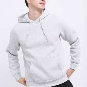 Sudadera con Capucha Premium para Hombre, 100% Algodón, con Logotipo Personalizado, Diseño Sólido de Alta Tendencia, Sudadera Térmica para Invierno - Product Image 1